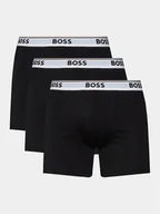 Majtki męskie - Boss Komplet 3 par bokserek BoxerBr 3P Power 50475282 Czarny - miniaturka - grafika 1