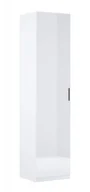Regały - Biały nowoczesny regał słupek zamykany P9-N62 - miniaturka - grafika 1