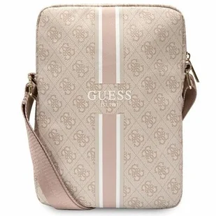 Guess Torba GUTB10P4RPSP 10" różowy/pink 4G Stripes Tablet Bag - Torby na laptopy - miniaturka - grafika 1