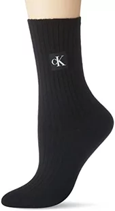 Calvin Klein Skarpety damskie Crew, Czarny - Skarpetki damskie - miniaturka - grafika 1
