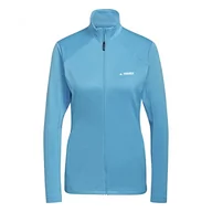 Bluzy damskie - adidas Damska bluza W Mt Full Z, Raciro, XL - miniaturka - grafika 1