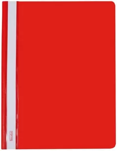 Biurfol Skoroszyt sztywny A4/PCV czerwony - Teczki i skoroszyty - miniaturka - grafika 1