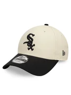 Czapki męskie - New Era Czapka z daszkiem Chicago White Sox Colour Block 9FORTY 60595216 Beżowy - miniaturka - grafika 1