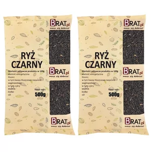 Ryż czarny 1kg (2x500g) Wysoka JAKOŚĆ Produkt NATURALNY - Ryż - miniaturka - grafika 1