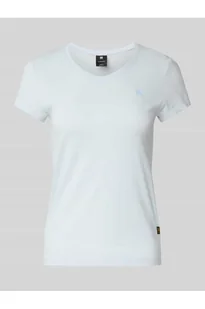 T-shirt o kroju slim fit z wyhaftowanym logo model Eyben - G-Star Raw - Koszulki i topy damskie - miniaturka - grafika 1