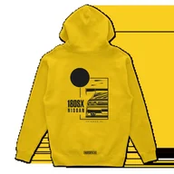Odzież do sportów motorowych - Bluza z kapturem Nissan 180SX żółta-XXL - miniaturka - grafika 1