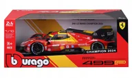 Samochody i pojazdy dla dzieci - Ferrari 499P #50 LMH FIA 24h Le Mans Hypercar 2024 1:18 Bburago 18-16303 - miniaturka - grafika 1