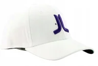 Czapki i chusty sportowe męskie - Czapka z daszkiem na gumce WeSC 56-58 wyszycie Biała Logo Haft - miniaturka - grafika 1