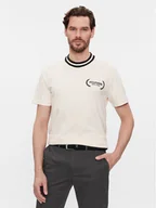 Koszulki męskie - Tommy Hilfiger T-Shirt Laurel MW0MW33681 Beżowy Regular Fit - miniaturka - grafika 1