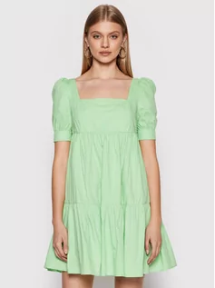 Sukienki - Glamorous Sukienka codzienna CA0290 Zielony Flattering Fit - grafika 1
