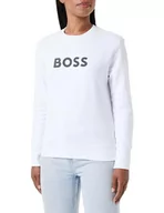 Bluzy damskie - BOSS Bluza damska, White100, M - miniaturka - grafika 1