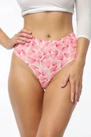 Majtki damskie - JULIMEX FIGI ROSE FLAKES SIMPLE BRASIL MAXI S różowy - miniaturka - grafika 1