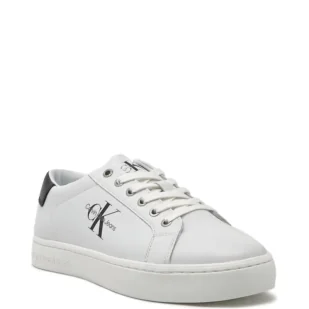 CALVIN KLEIN JEANS Skórzane trampki CLASSIC CUPSOLE - Trampki męskie - miniaturka - grafika 1