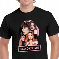 Koszulki męskie - P352 KOSZULKA MĘSKA CZARNA BLACKPINK KPOP Z NADRUKIEM ZESPÓŁ MUZYCZNY XXL - miniaturka - grafika 1