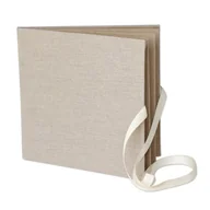 Scrapbooking - Album harmonijka z wiązaną okładką Eco-Scrapbooking - KRAFT 15,5x15,5 - miniaturka - grafika 1