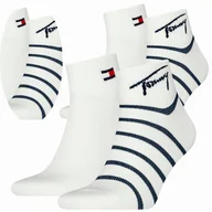 Skarpetki męskie - Tommy Hilfiger Skarpetki 730 biały rozmiar 43-46 - miniaturka - grafika 1