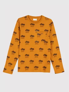 Bluzy dla chłopców - Coccodrillo T-Shirt ZC1143126EVB Żółty Regular Fit - grafika 1