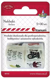 Naklejki na taśmie Boże Narodzenie mix 2szt - Zabawki kreatywne - miniaturka - grafika 1