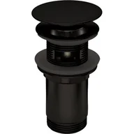 Syfony - Deante CLICK-CLACK Korek do umywalki lub bidetu z tuleją - uniwersalny Nero NHC_N10U - miniaturka - grafika 1