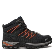 Buty trekkingowe męskie - Trekkingi CMP Rigel Mid Trekking Shoes Wp 3Q12947 Czarny - miniaturka - grafika 1
