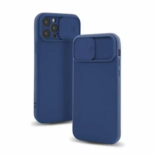 Etui REALME 9 PRO Silikonowe z Osłoną na Aparat Nexeri Silicone Lens granatowe - Etui i futerały do telefonów - miniaturka - grafika 1