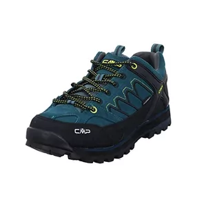 CMP Męskie buty trekkingowe Moon Low WP, Petrol Antracite, 47 EU - Buty trekkingowe męskie - miniaturka - grafika 1