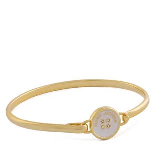Bransoletka Marc Jacobs The Button Hinge Bracelet 2R4JBR001J34 Złoty - Bransoletki - miniaturka - grafika 1