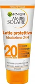 Balsamy i kremy do opalania - Garnier Garnier, Ambre Solaire - Latte Protettivo, Protection From The Elements, Sunscreen Lotion, SPF 20, 50 ml Unisex - miniaturka - grafika 1