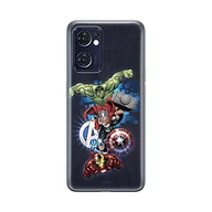 Etui i futerały do telefonów - ERT GROUP etui na telefon Oppo RENO 7 5G, case oryginalny i oficjalnie licencjonowany przez Marvel, wzór Avengers 001, optymalnie dopasowane, plecki z TPU, Granatowy - miniaturka - grafika 1