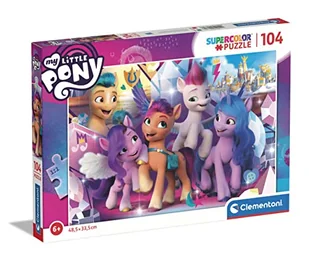 Clementoni Puzzle 104 Super Kolor My Little Pony - - Puzzle - miniaturka - grafika 2