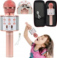 Instrumenty muzyczne dla dzieci - Skleplolki BEZPRZEWODOWY MIKROFON GŁOŚNIK BLUETOOTH KARAOKE - miniaturka - grafika 1