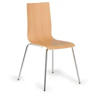 Krzesła - B2B Partner Drewniane krzesła KENT, buk 125131 - miniaturka - grafika 1