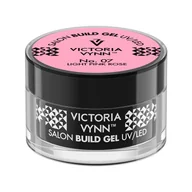 Żele do paznokci - Build Gel Uv/Led 07 Light Pink Rose 200ml - miniaturka - grafika 1