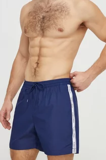 Stroje kąpielowe - Calvin Klein szorty kąpielowe kolor granatowy - grafika 1