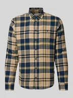 Koszule męskie - Koszula casualowa z kołnierzykiem typu button down - miniaturka - grafika 1