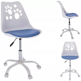 Fotel biurowy, krzesło biurowe KRZESŁO biurowe na kółkach obrotowe dziecięce - Fotele i krzesła biurowe - miniaturka - grafika 1