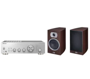 Pioneer A-40AE Srebrny, Heco Victa Prime 302 Espresso - Zestawy stereo - miniaturka - grafika 1