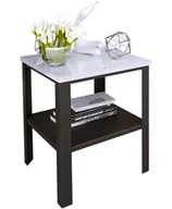 Ławy i stoliki kawowe - Stolik Kawowy Nowoczesny Czarny Biały + Połysk Z7-C27 - miniaturka - grafika 1