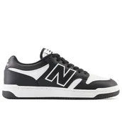 Buty sportowe męskie - Buty New Balance BB480LBA - czarno-białe - miniaturka - grafika 1