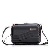 Kosmetyczki, organizery i kuferki - Kuferek Semi Line T5813-1 Czarny - miniaturka - grafika 1