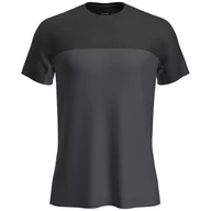 Koszulki sportowe męskie - Męska koszulka Icebreaker Men Merino 125 Cool-Lite™ Sphere III SS Tee Colour Block Rozmiar: XL / Kolor: szary/czarny - miniaturka - grafika 1