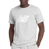 Koszulki męskie - Koszulka New Balance MT43906AG - szara - miniaturka - grafika 1