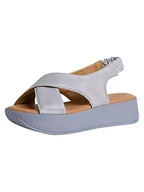 Sandały damskie - Tamaris Sandały damskie 1-1-28233-28 803 37 z obcasem, Soft Blue, EU - miniaturka - grafika 1