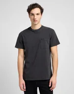 Koszulki męskie - KOSZULKA T-SHIRT MĘSKI LEE 112334746 RELAXED POCKET TEE WASHED BLACK L - miniaturka - grafika 1