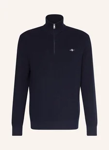 Gant Sweter Typu Troyer blau - GANT - Swetry męskie - miniaturka - grafika 1