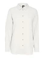 Bluzki damskie - Vero Moda Koszula "Natali" w kolorze białym - miniaturka - grafika 1