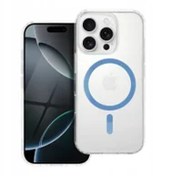 Etui i futerały do telefonów - Drop Glue Colorful Ring Mag Cover kompatybilny z MagSafe pasuje do IPHONE 13 MINI jasny niebieski - miniaturka - grafika 1