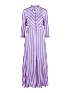 YAS Damska sukienka Yassavanna Long Shirt Dress S. Noos, Orchid, M - Sukienki - miniaturka - grafika 1