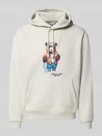 Bluzy męskie - Bluza z kapturem i kieszenią kangurką - miniaturka - grafika 1