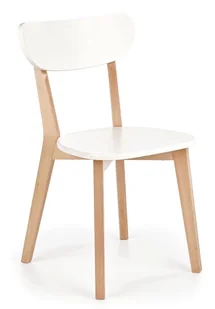 Białe Krzesło Do Kuchni N8-R37 - Krzesła - miniaturka - grafika 1